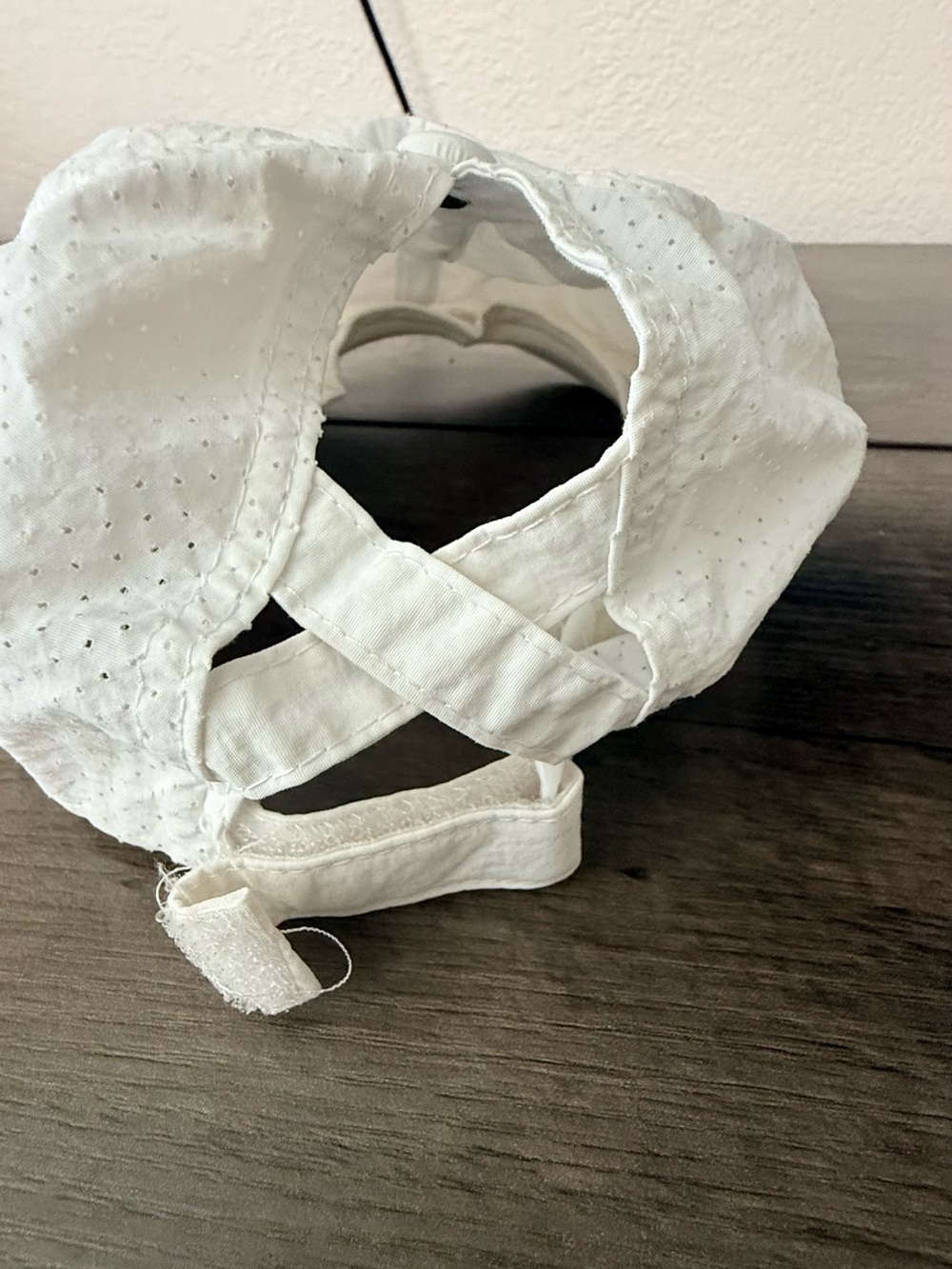 White Performance Baseball Cap - Picture 4 of 4